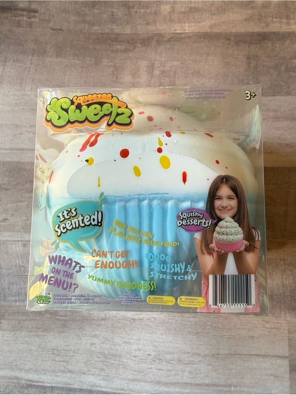 NEW SEALED PPNC Blue Cupcake Squeezee Sweets